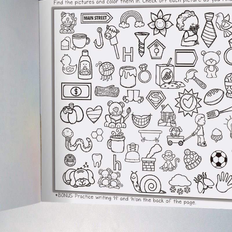English Learning Coloring Book