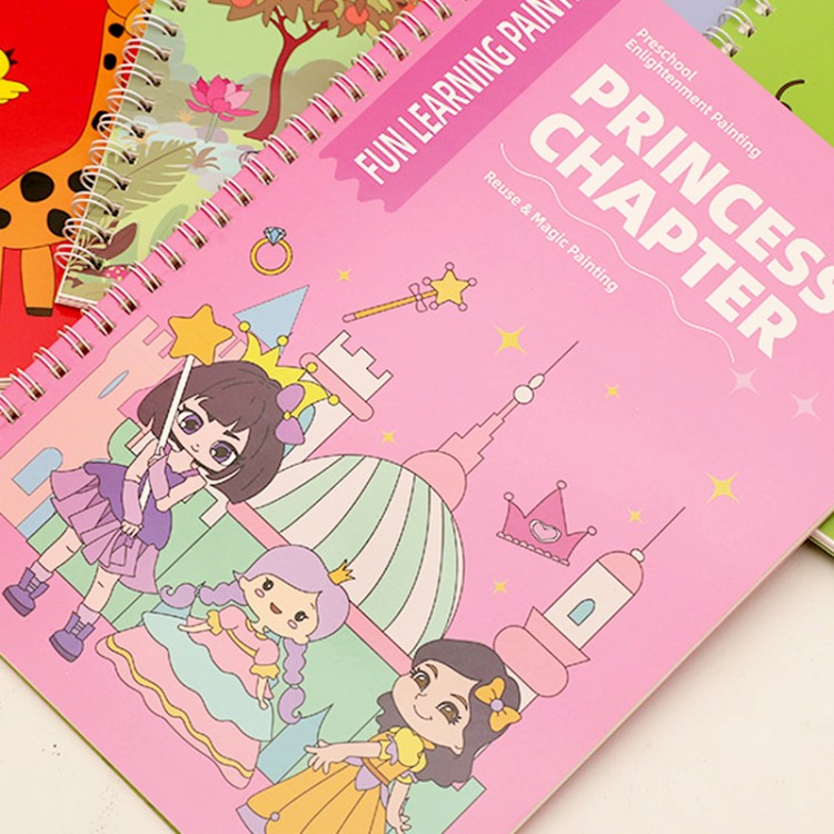Princess Drawing Practice Copybook