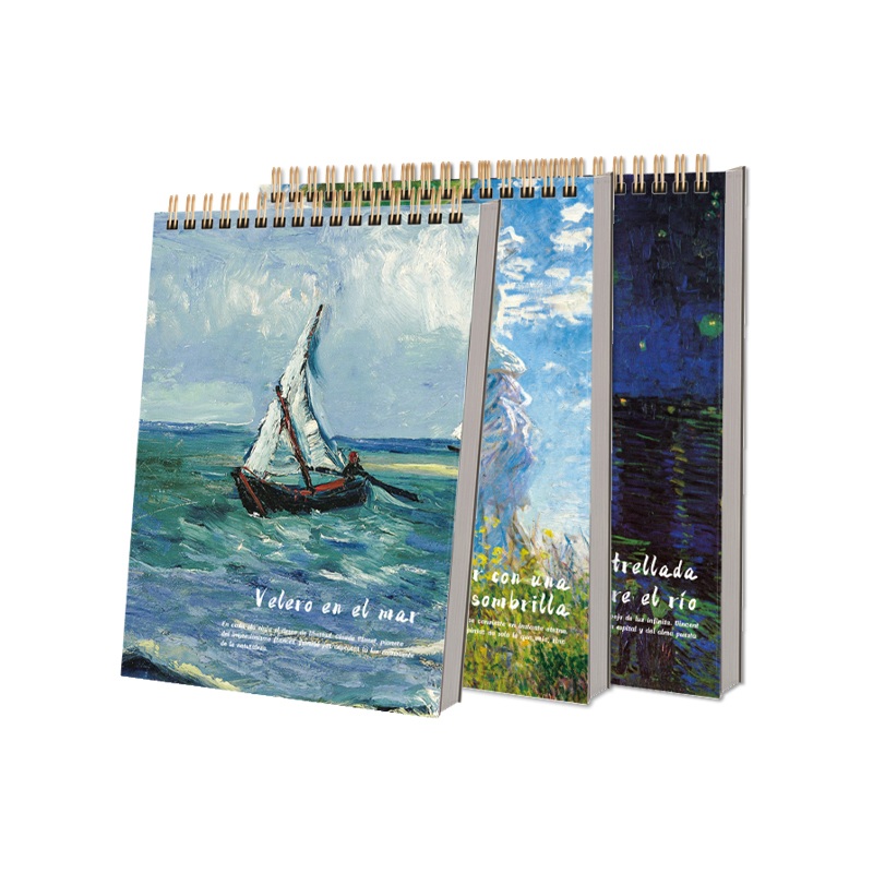 Monet ပန်းချီမျက်နှာဖုံး Sketchbook